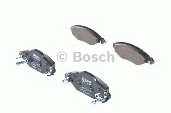 BOSCH - 0 986 424 788 - Комплект тормозных колодок, дисковый тормоз (Тормозная система)