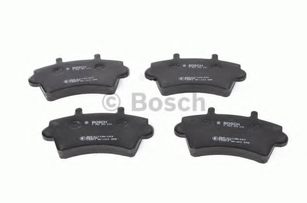 BOSCH - 0 986 494 031 - Комплект тормозных колодок, дисковый тормоз (Тормозная система)