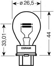 OSRAM - 3157 - Лампа накаливания, фонарь указателя поворота (Сигнализация)