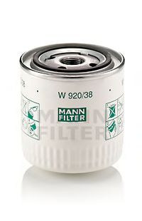 MANN-FILTER - W 920/38 - Масляный фильтр (Смазывание)