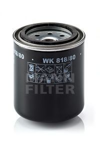 MANN-FILTER - WK 818/80 - Топливный фильтр (Система подачи топлива)
