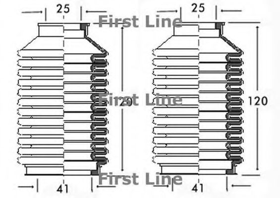 FIRST LINE - FSG3083 - Пыльник, рулевое управление (Рулевое управление)