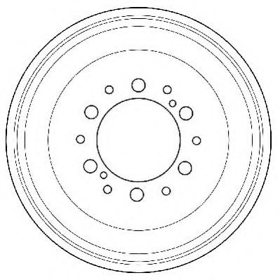 JURID - 329091J - Тормозной барабан (Тормозная система)