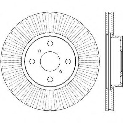 BENDIX - 562452B - Тормозной диск