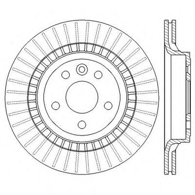 BENDIX - 562605BC - Тормозной диск