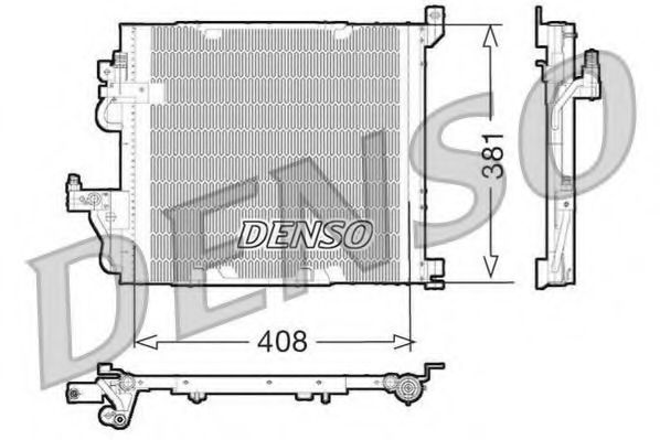 DENSO - DCN20012 - Конденсатор, кондиционер (Кондиционер)