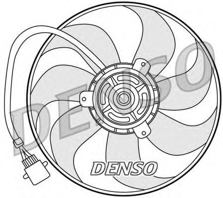 DENSO - DER32006 - Вентилятор, охлаждение двигателя (Охлаждение)