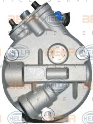 BEHR HELLA SERVICE - 8FK 351 134-591 - Компрессор, кондиционер (Кондиционер)