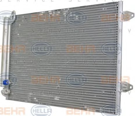 BEHR HELLA SERVICE - 8FC 351 317-541 - Конденсатор, кондиционер (Кондиционер)