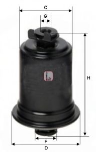 SOFIMA - S 1648 B - Топливный фильтр (Система подачи топлива)