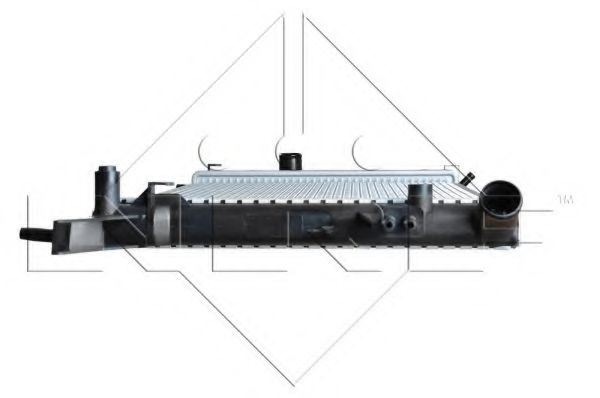 NRF - 53628 - Радиатор, охлаждение двигателя (Охлаждение)