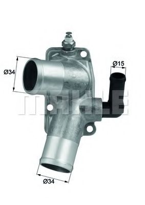 MAHLE ORIGINAL - TI 44 92D - Термостат, охлаждающая жидкость (Охлаждение)