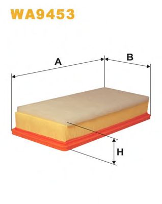 WIX FILTERS - WA9453 - Воздушный фильтр (Система подачи воздуха)