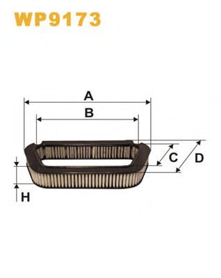 WIX FILTERS - WP9173 - Фильтр, воздух во внутренном пространстве (Отопление / вентиляция)