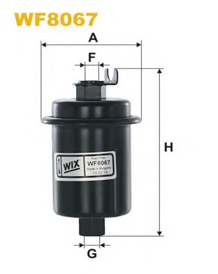 WIX FILTERS - WF8067 - Топливный фильтр (Система подачи топлива)