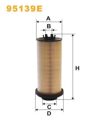 WIX FILTERS - 95139E - Топливный фильтр (Система подачи топлива)