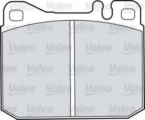 VALEO - 540161 - Комплект тормозных колодок, дисковый тормоз (Тормозная система)