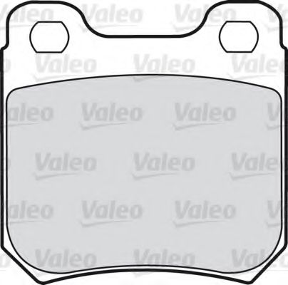 VALEO - 598243 - Комплект тормозных колодок, дисковый тормоз (Тормозная система)