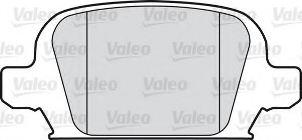 VALEO - 598457 - Комплект тормозных колодок, дисковый тормоз (Тормозная система)