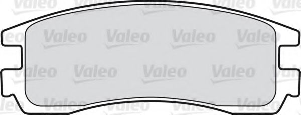 VALEO - 598459 - Комплект тормозных колодок, дисковый тормоз (Тормозная система)