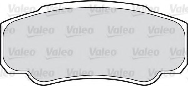 VALEO - 598570 - Комплект тормозных колодок, дисковый тормоз (Тормозная система)