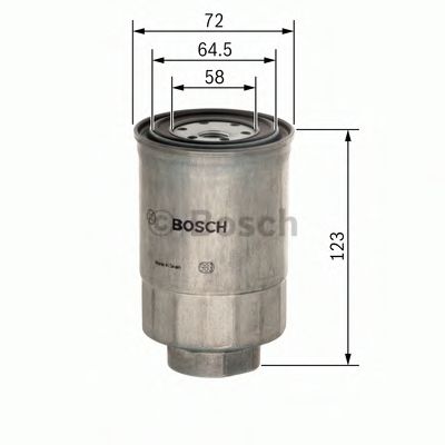 BOSCH - 1 457 434 440 - Топливный фильтр (Система подачи топлива)