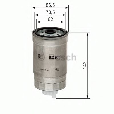 BOSCH - F 026 402 010 - Топливный фильтр (Система подачи топлива)