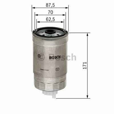 BOSCH - F 026 402 013 - Топливный фильтр (Система подачи топлива)