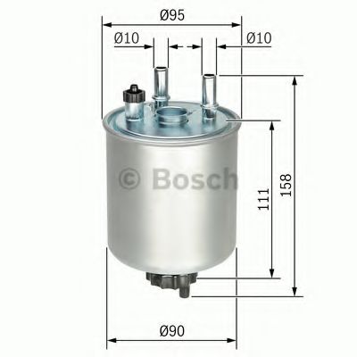 BOSCH - F 026 402 082 - Топливный фильтр (Система подачи топлива)