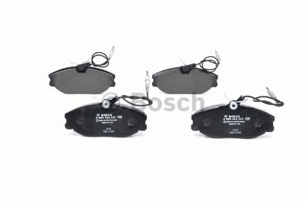 BOSCH - 0 986 424 223 - Комплект тормозных колодок, дисковый тормоз (Тормозная система)