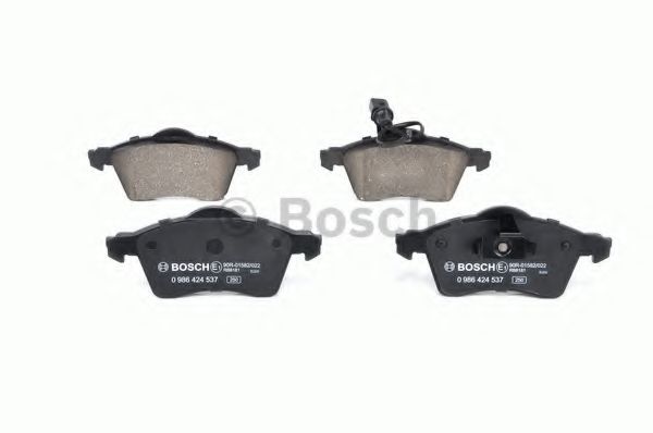 BOSCH - 0 986 424 537 - Комплект тормозных колодок, дисковый тормоз (Тормозная система)