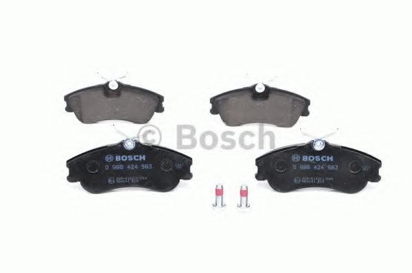 BOSCH - 0 986 424 583 - Комплект тормозных колодок, дисковый тормоз (Тормозная система)