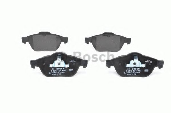 BOSCH - 0 986 494 033 - Комплект тормозных колодок, дисковый тормоз (Тормозная система)