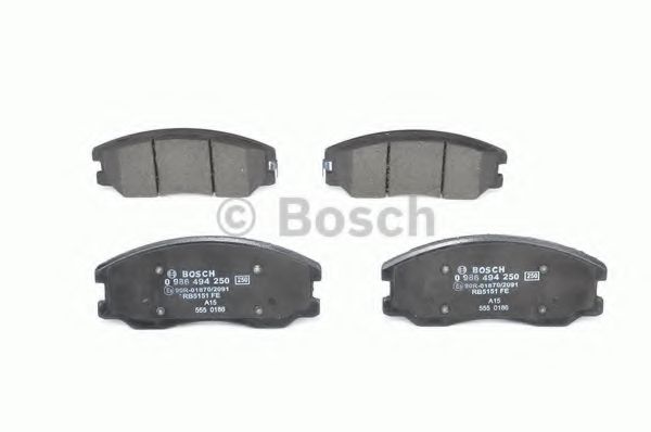 BOSCH - 0 986 494 250 - Комплект тормозных колодок, дисковый тормоз (Тормозная система)