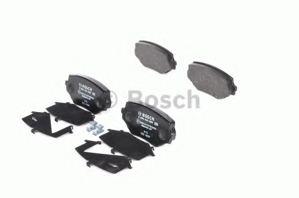 BOSCH - 0 986 424 669 - Комплект тормозных колодок, дисковый тормоз (Тормозная система)