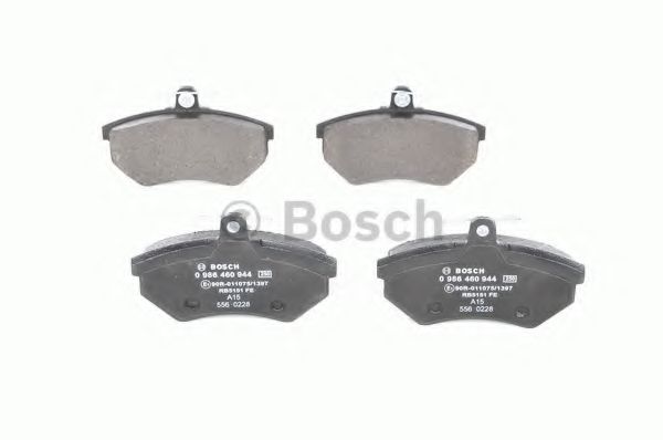 BOSCH - 0 986 460 944 - Комплект тормозных колодок, дисковый тормоз (Тормозная система)