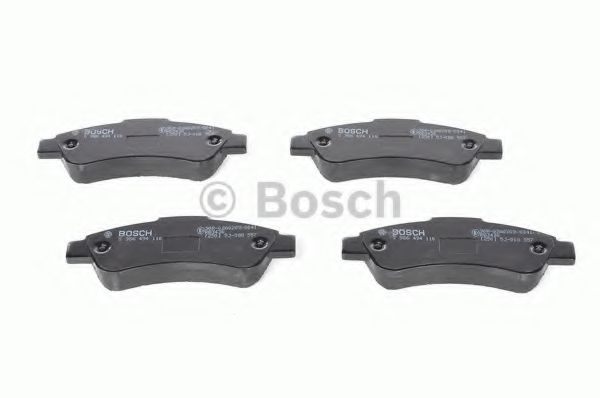 BOSCH - 0 986 494 110 - Комплект тормозных колодок, дисковый тормоз (Тормозная система)