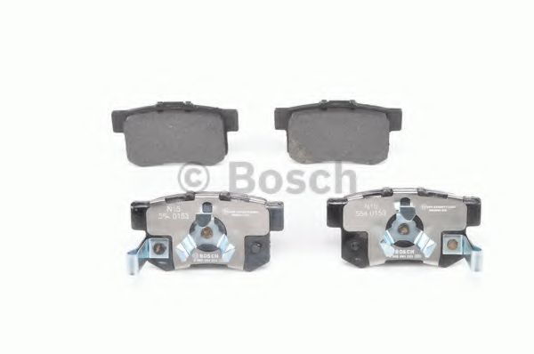 BOSCH - 0 986 494 233 - Комплект тормозных колодок, дисковый тормоз (Тормозная система)