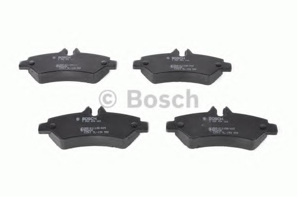 BOSCH - 0 986 494 123 - Комплект тормозных колодок, дисковый тормоз (Тормозная система)