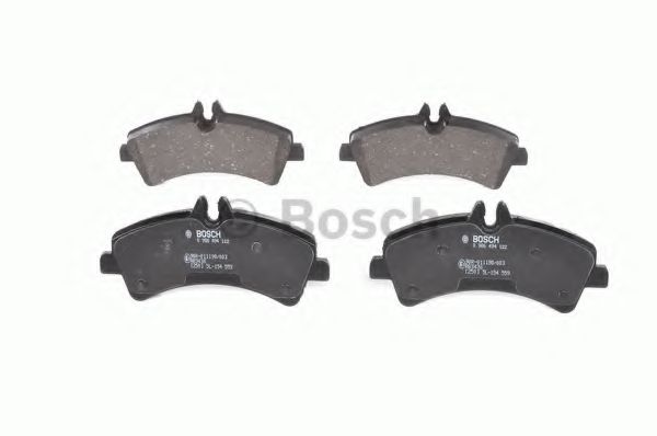 BOSCH - 0 986 494 122 - Комплект тормозных колодок, дисковый тормоз (Тормозная система)