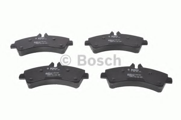 BOSCH - 0 986 494 122 - Комплект тормозных колодок, дисковый тормоз (Тормозная система)