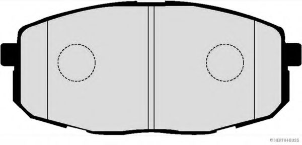 HERTH+BUSS JAKOPARTS - J3600330 - Комплект тормозных колодок, дисковый тормоз (Тормозная система)