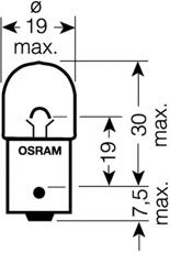 OSRAM - 5008ULT-02B - Лампа накаливания, фонарь указателя поворота (Сигнализация)