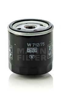 MANN-FILTER - W 712/75 - Масляный фильтр (Смазывание)