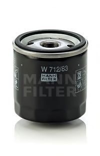 MANN-FILTER - W 712/83 - Масляный фильтр (Смазывание)