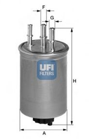 UFI - 24.445.00 - Топливный фильтр (Система подачи топлива)