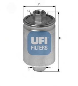 UFI - 31.741.00 - Топливный фильтр (Система подачи топлива)