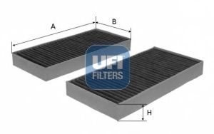 UFI - 54.153.00 - Фильтр, воздух во внутренном пространстве (Отопление / вентиляция)