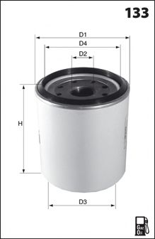 MECAFILTER - ELG5561 - Топливный фильтр (Система подачи топлива)