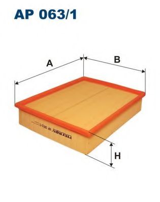 FILTRON - AP063/1 - Воздушный фильтр (Система подачи воздуха)